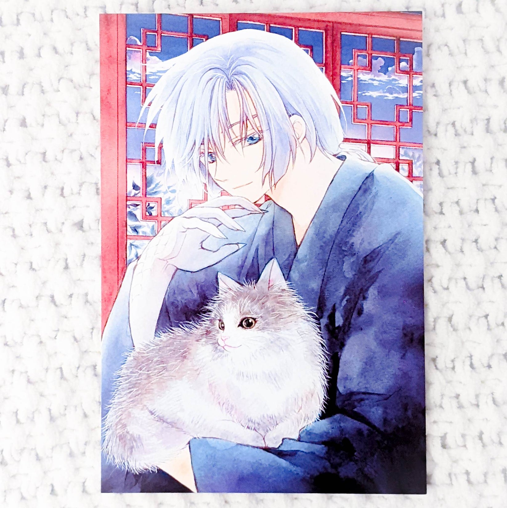 Gija (The White Dragon) - Yona Of The Dawn Manga Art Card – Miokii Shop