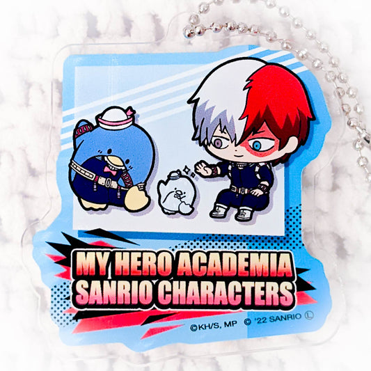 Shoto Todoroki & Tuxedo Sam - My Hero Academia x Sanrio Anime Acrylic Keychain