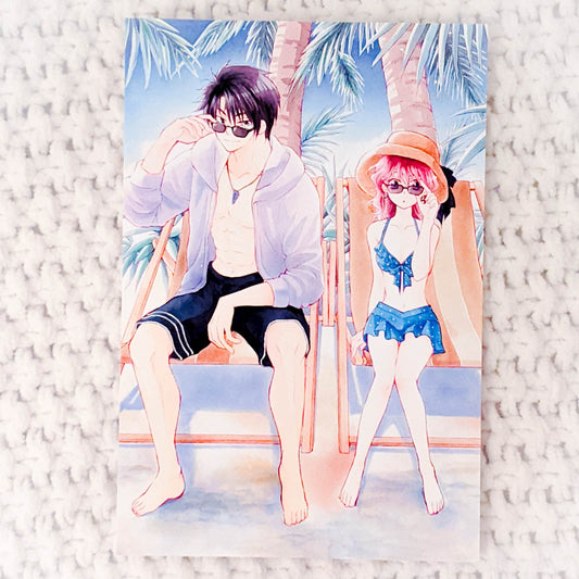 Princess Yona & Son Hak (Beach Day) - Yona of the Dawn Manga Art Card