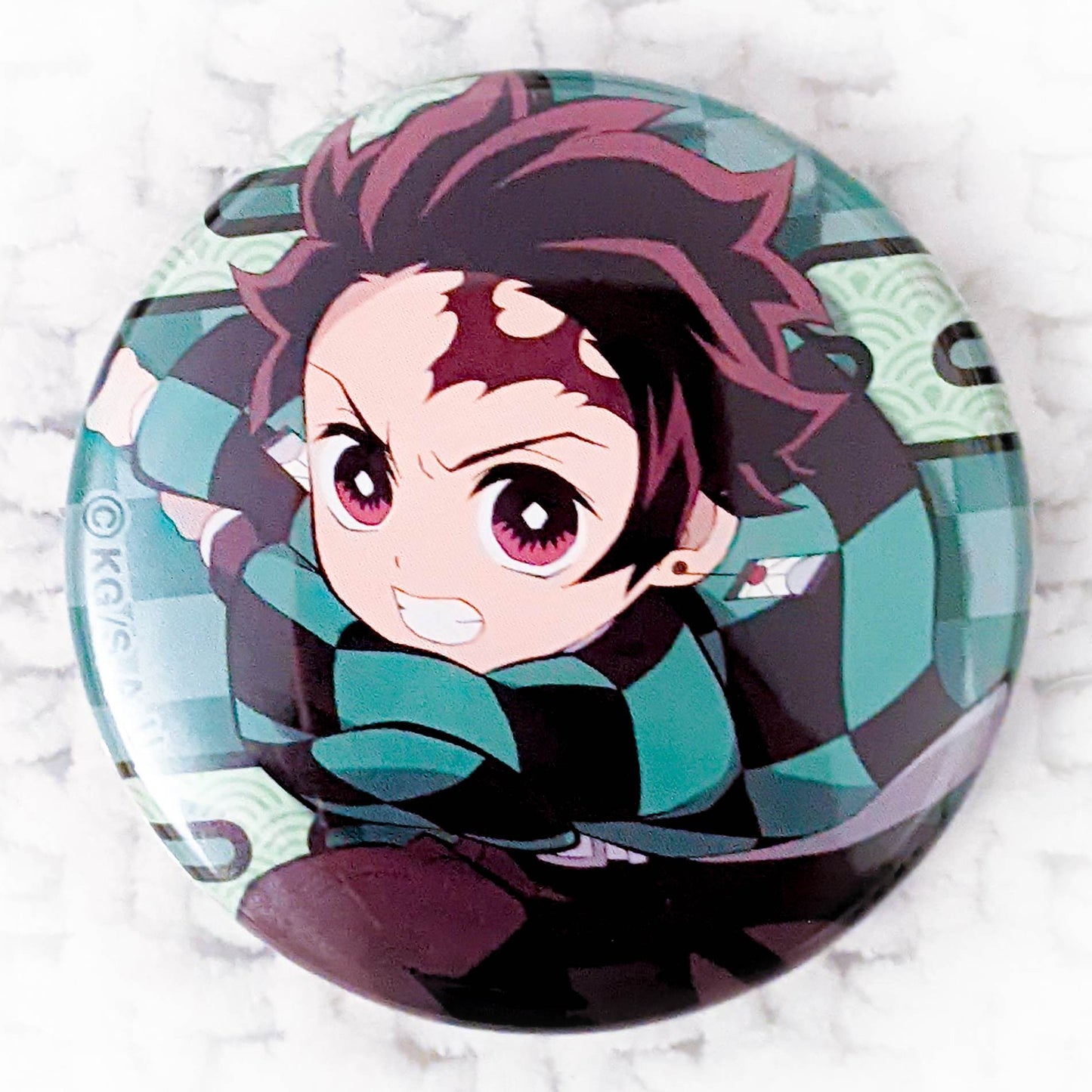 Tanjiro Kamado - Demon Slayer Kimetsu no Yaiba Pin Badge Button