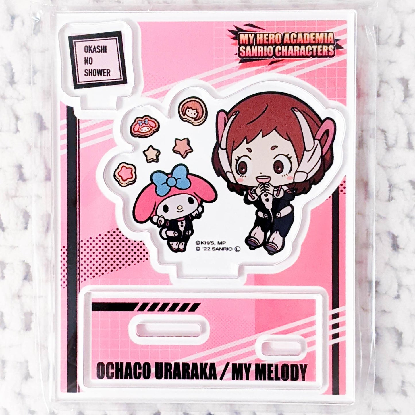 Ochaco Uraraka & My Melody My Hero Academia x Sanrio Anime Acrylic Figure Stand