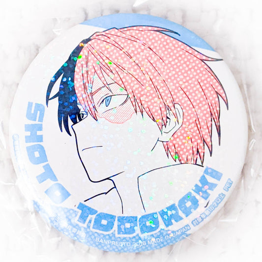 Shoto Todoroki - My Hero Academia Anime Holographic Pin Badge Button