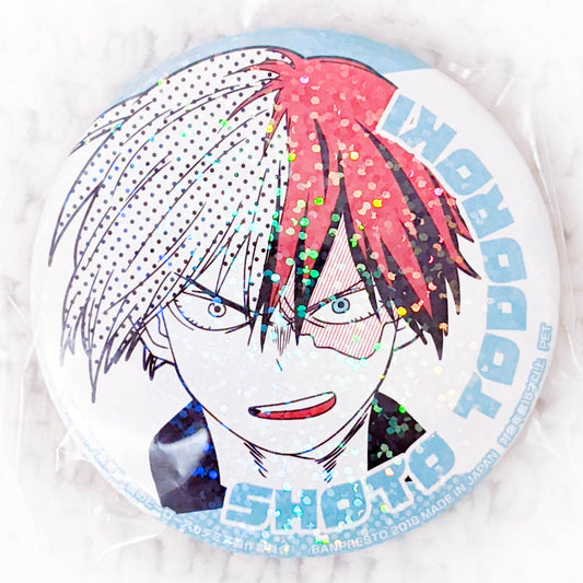 Shoto Todoroki - My Hero Academia Anime Holographic Pin Badge Button