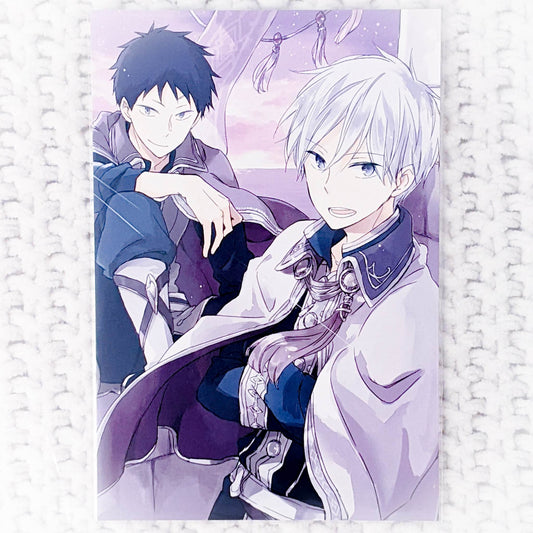 Prince Zen Wisteria & Obi - Snow White with the Red Hair Manga Art 15th Anniversary Postcard