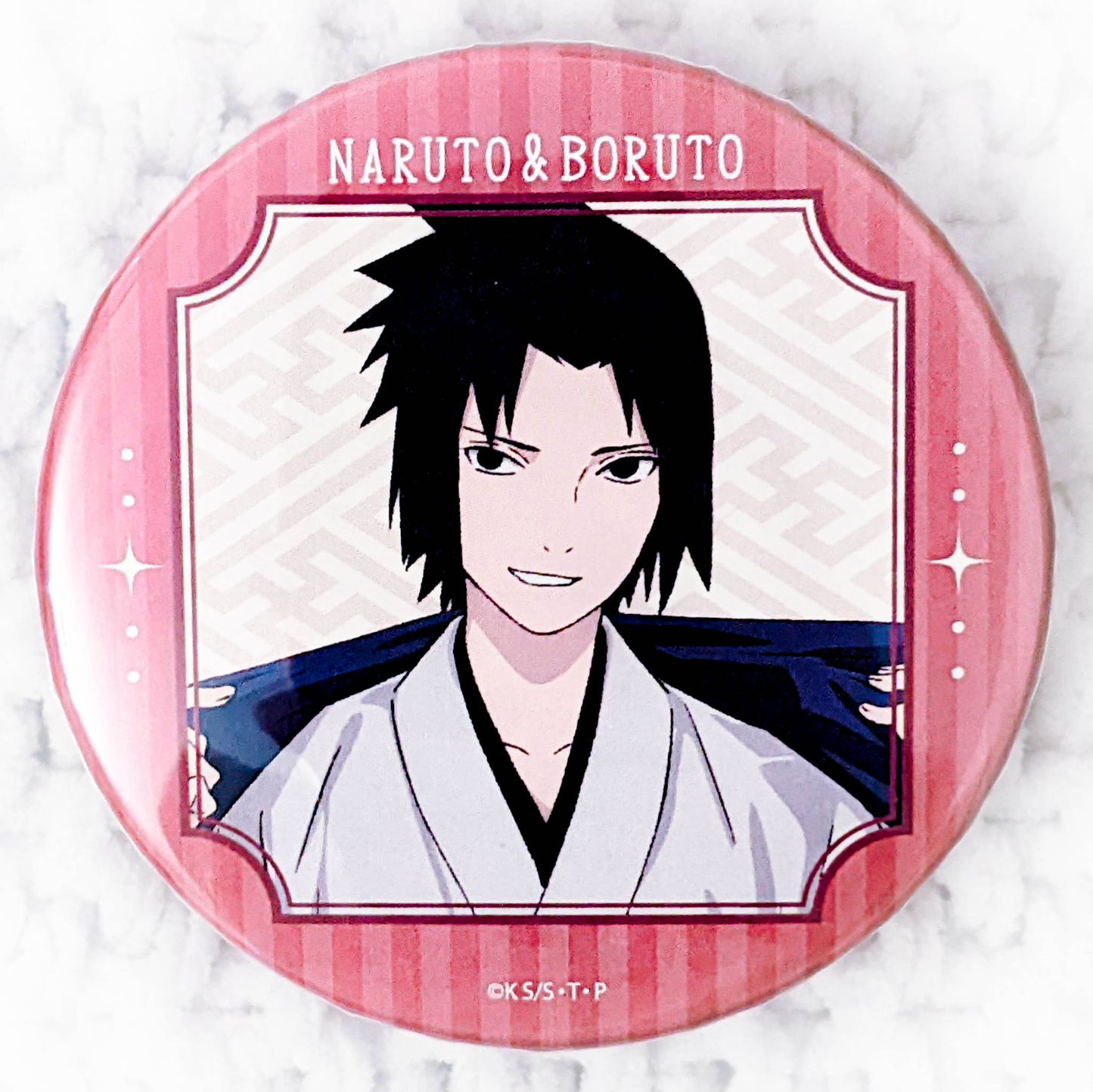 Sasuke Uchiha - Naruto Shippuden Boruto Anime Haikara Retro ver. Pin Badge Button