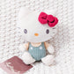 Hello Kitty Sanrio Characters 70's Style Corduroy Mini Bean bag Doll Plush Japan