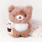 Chairoikoguma w/ Honey Fluffy Marche Stuffed Bear Plush Rilakkuma San-X