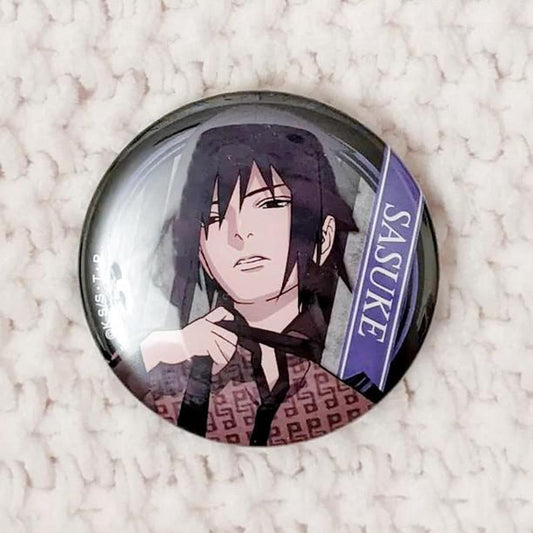 Sasuke Uchiha Naruto Shippuden Anime Suit Can Badge Button Pin