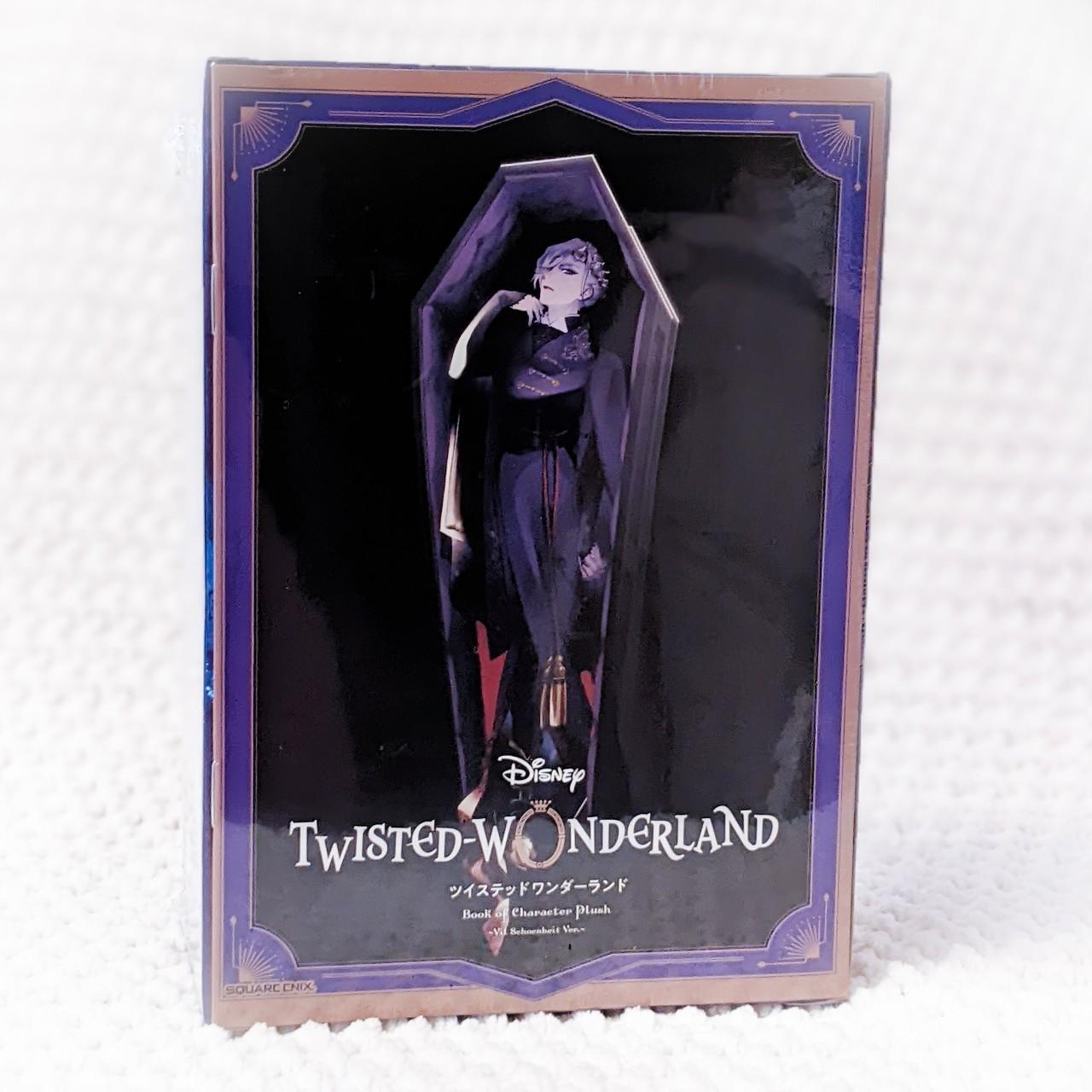 Vil Schoenheit Disney Twisted Wonderland Anime Plush Doll & Book
