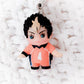 Nishinoya Yu Haikyuu Anime Kewpie Doll Figure Keychain Strap