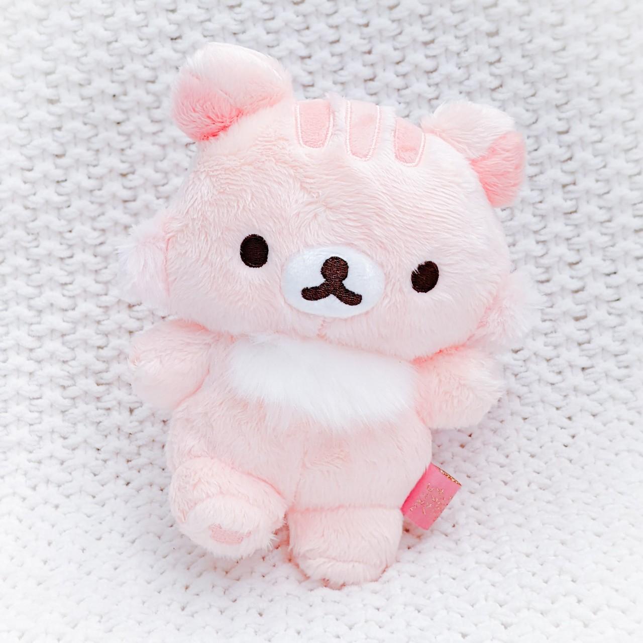 Posing Sakuranokorisu Stuffed Plush Toy Rilakkuma Poseable Bear San-x 2022