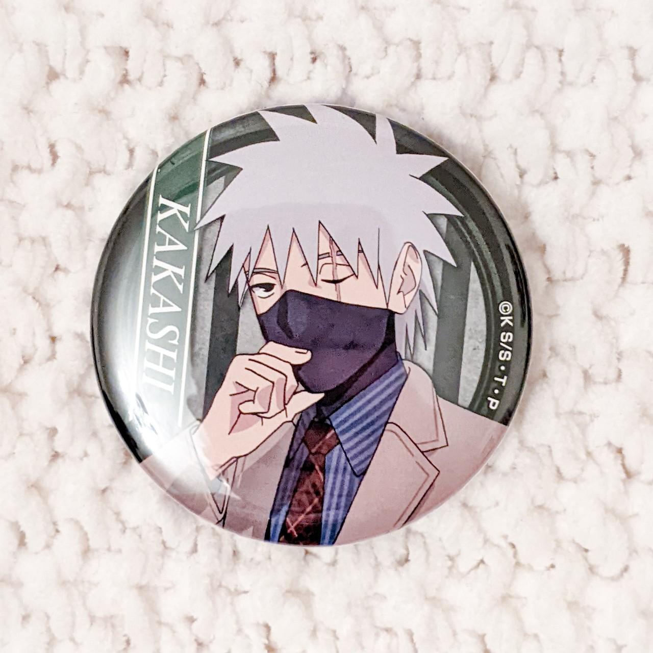 Kakashi Hatake Naruto Shippuden Anime Suit Can Badge Button Pin