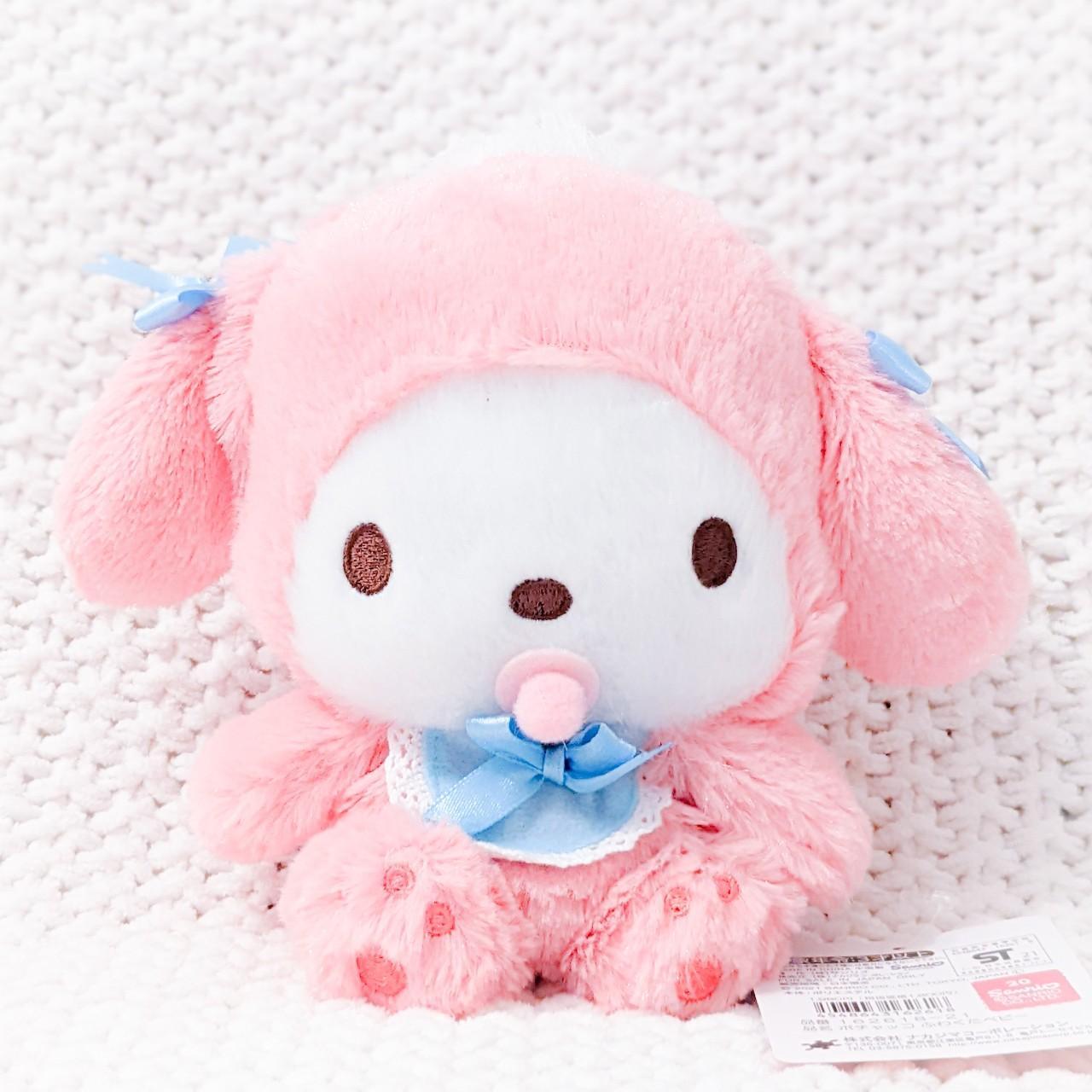 Pocchaco Baby Fluffy Pink Plush Plushie Doll Sanrio Characters – Miokii ...