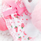 My Melody Pink Strawberry Dress Plush Keychain Mascot Sanrio Characters