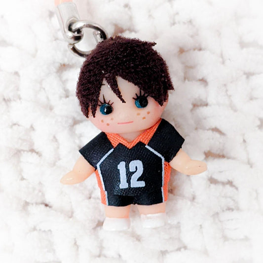 Tadashi Yamaguchi Haikyuu Anime Kewpie Doll Figure Keychain Strap