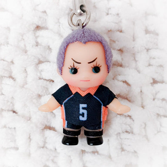 Ryunosuke Tanaka Haikyuu Anime Kewpie Doll Figure Keychain Strap