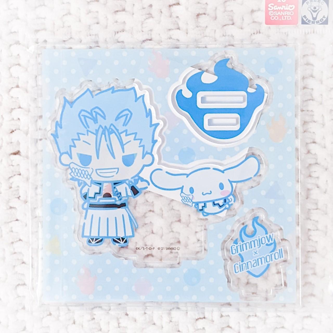 Grimmjow Jaegerjaquez x Cinnamoroll Sanrio x Bleach Anime Acrylic Figure Stand