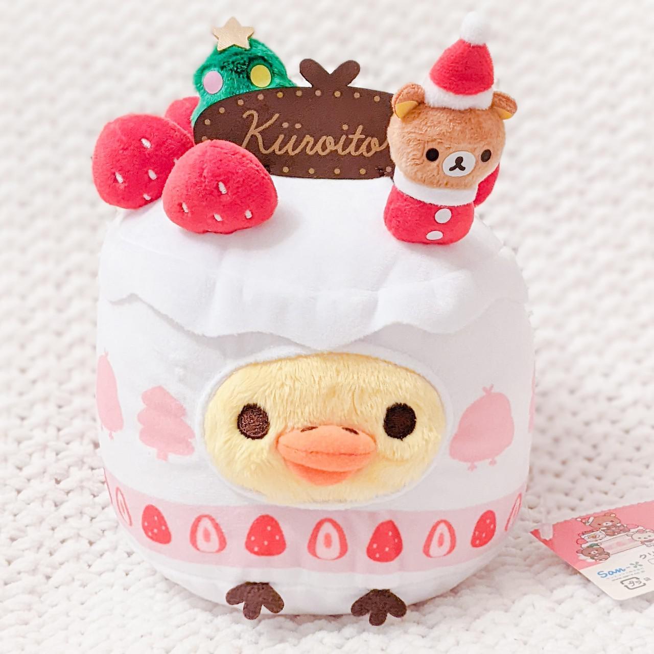Kiiroitori Christmas Holiday Cake Stuffed Plush Rilakkuma San-X