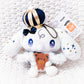 Milk Cinnamoroll 20th Anniversary Dolly Mix Mascot Plush Keychain Sanrio