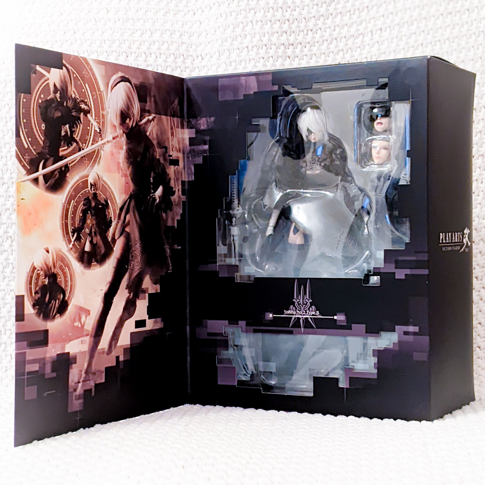 Square Enix NieR Automata Play Arts Kai 2B YoRHa No. 2 Type B Deluxe Ver.  Figure (black)
