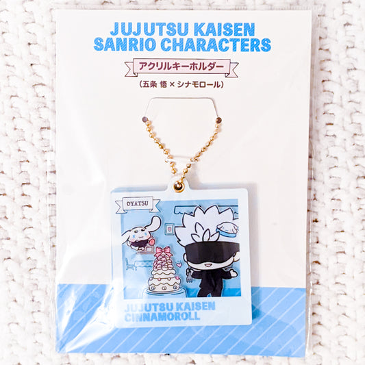 Satoru Gojo & Cinnamoroll Jujutsu Kaisen 0 Sanrio Collab Acrylic Keychain