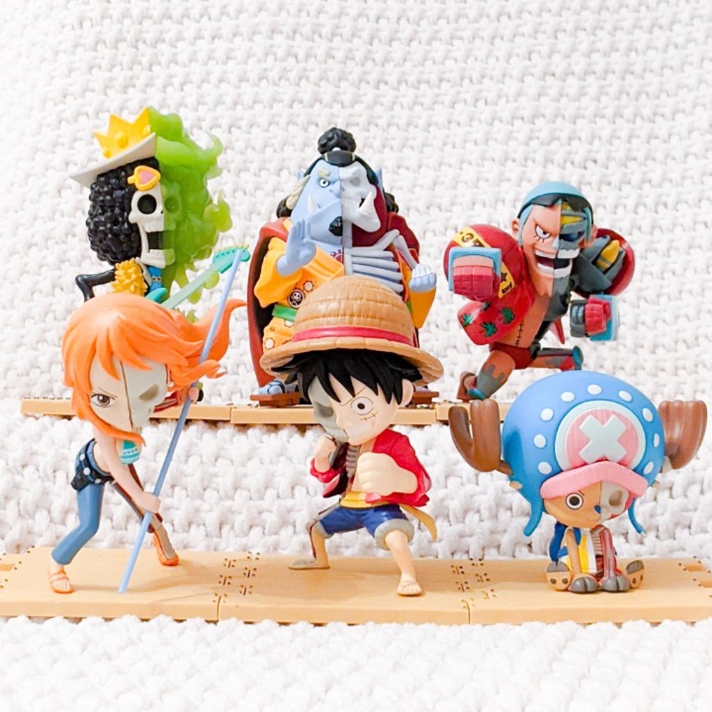 One Piece Freeny's Hidden Dissectables Mighty Jaxx Anime Figure Set of 6