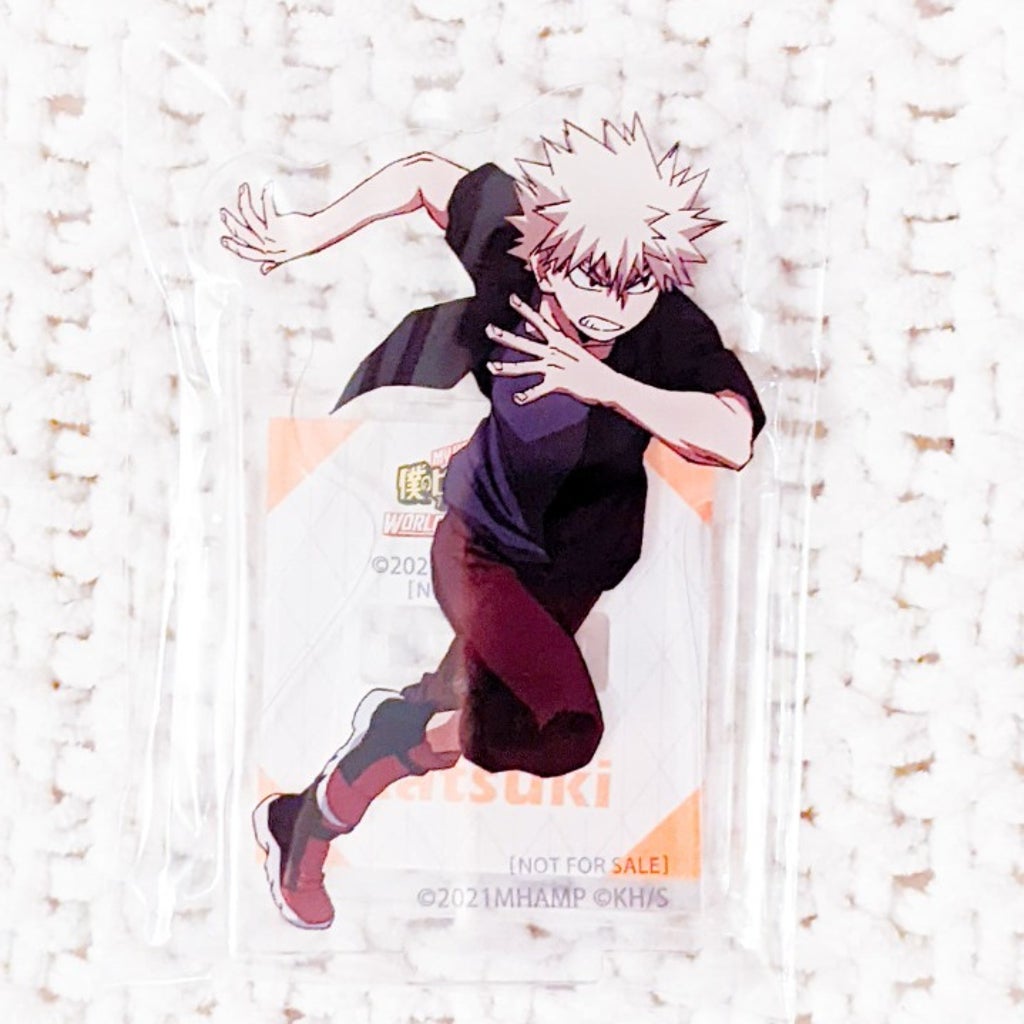 Katsuki Bakugo My Hero Academia World Heroes Mission Anime Acrylic Figure Stand