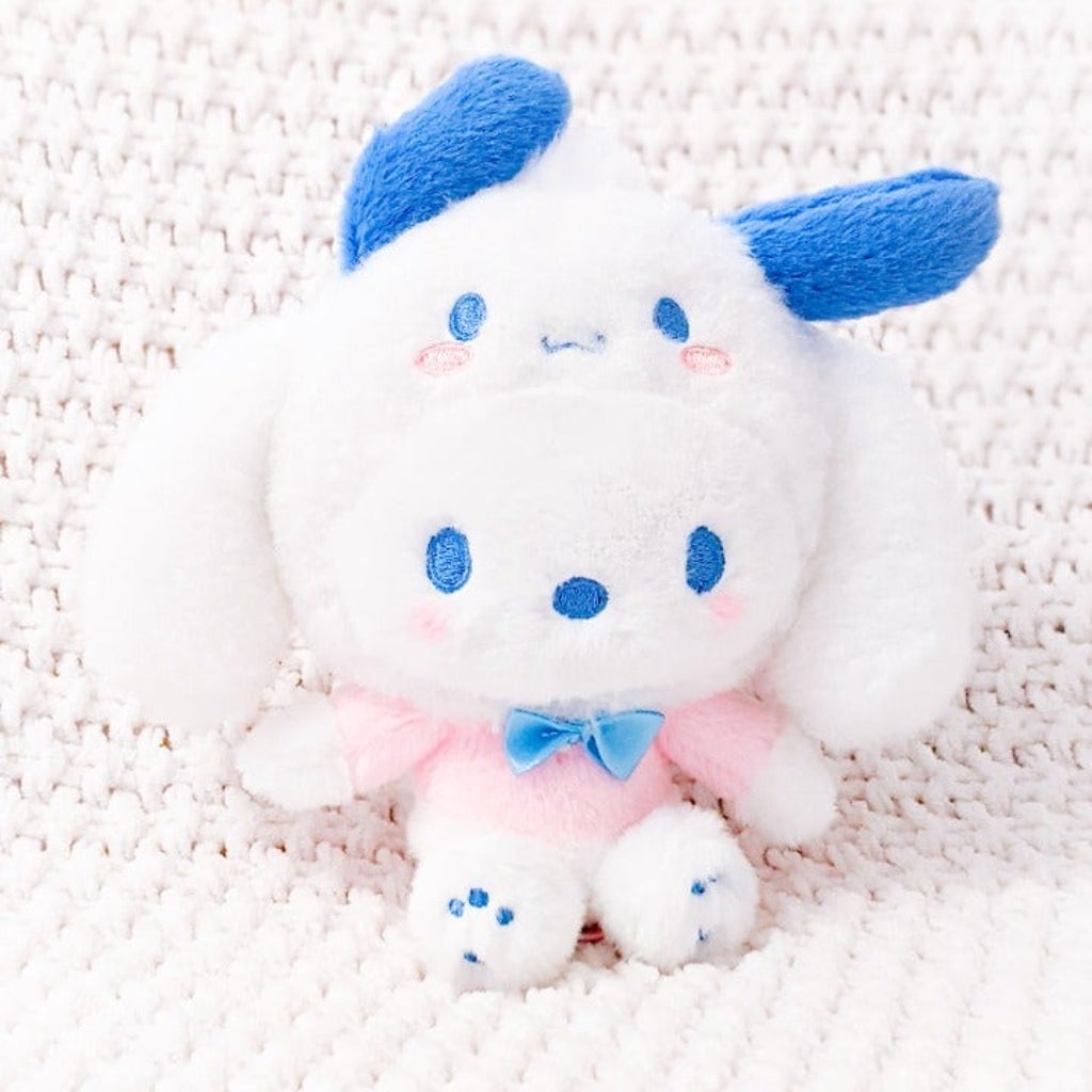 Pochacco - Cinnamoroll 20th Anniversary Stuffed Plush Keychain Mascot Sanrio