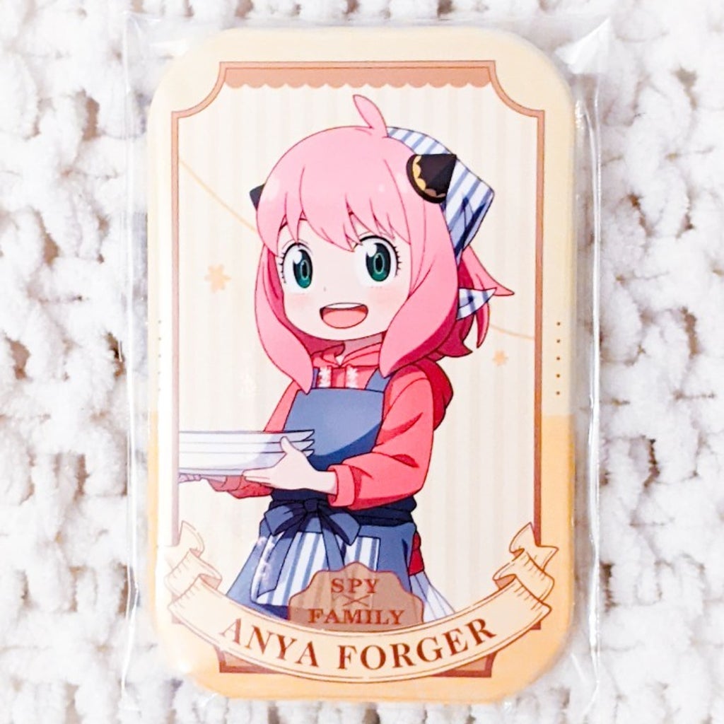 Anya Forger - SPY x FAMILY Anime Square Pin Badge Button